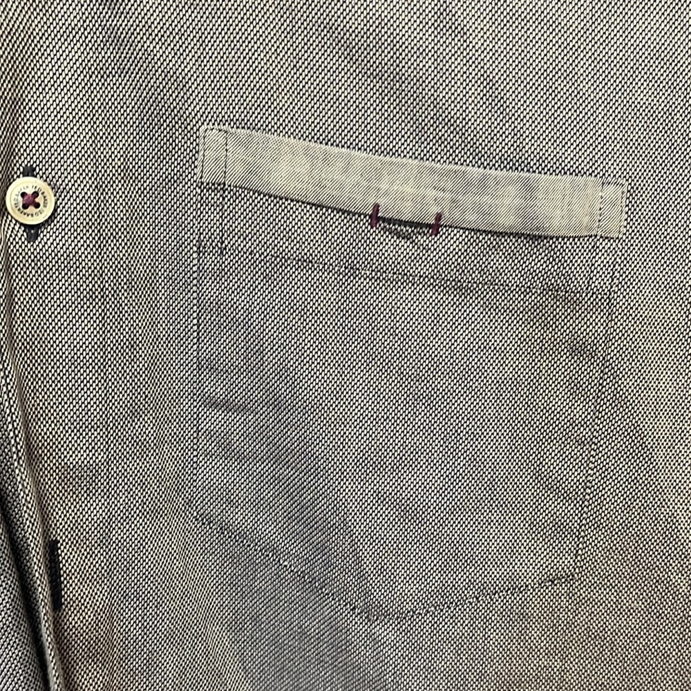 Ted Baker Blue Patterned Button Down - image 5